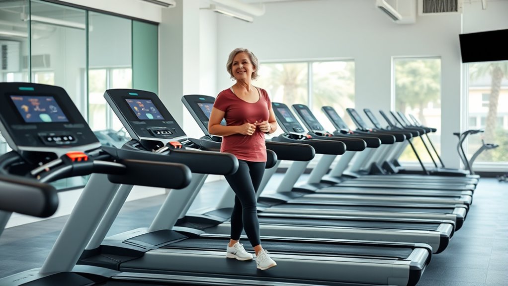 senior friendly treadmill safety