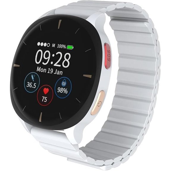 AUDAR E2 Senior Health Smartwatch with GPS & Monitoring