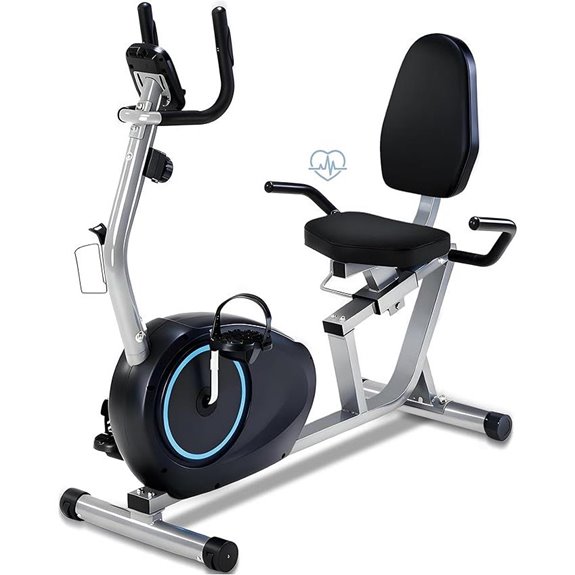 Recumbent Exercise Bike for Seniors with Heart Rate