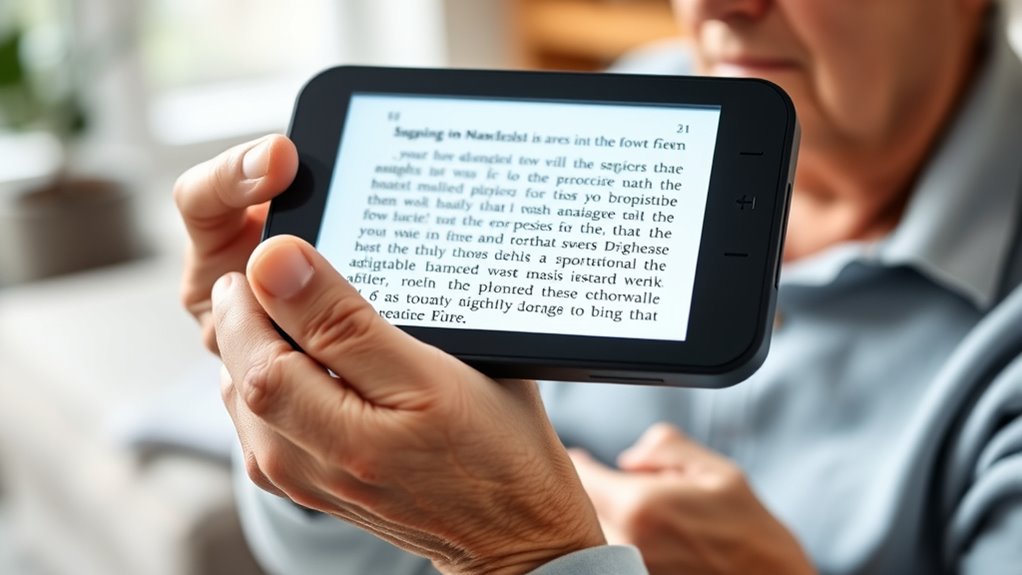 senior magnifier features prioritized