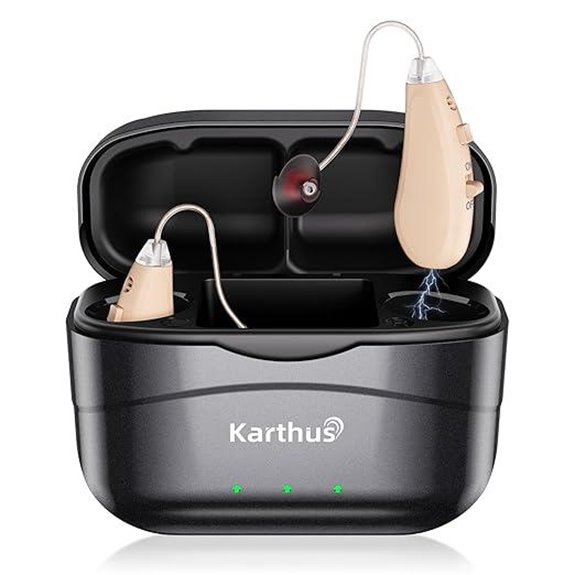 Karthus OTC Hearing Aids for Seniors Rechargeable Noise Cancelling