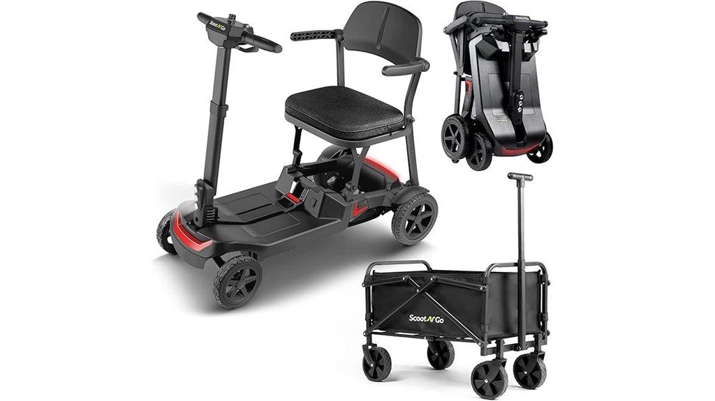 senior removable battery scooter