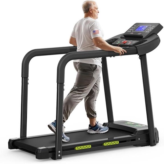 FYC Walking Treadmill for Seniors with Handrails