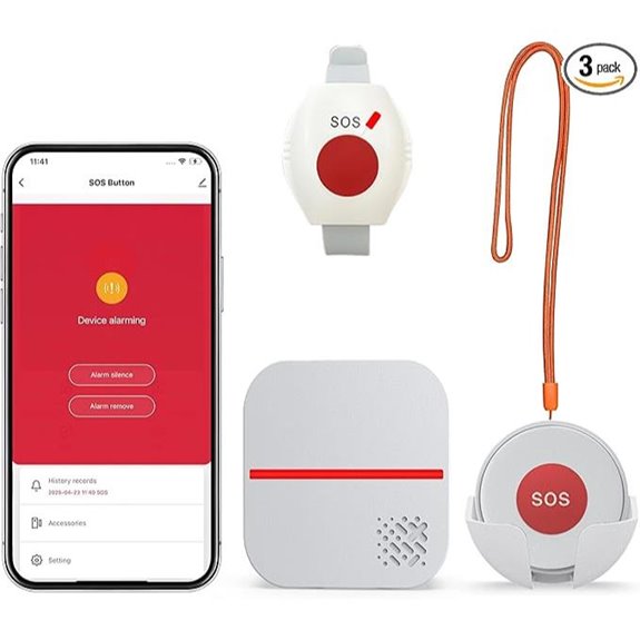 WiFi Medical Alert System for Seniors with Call Buttons