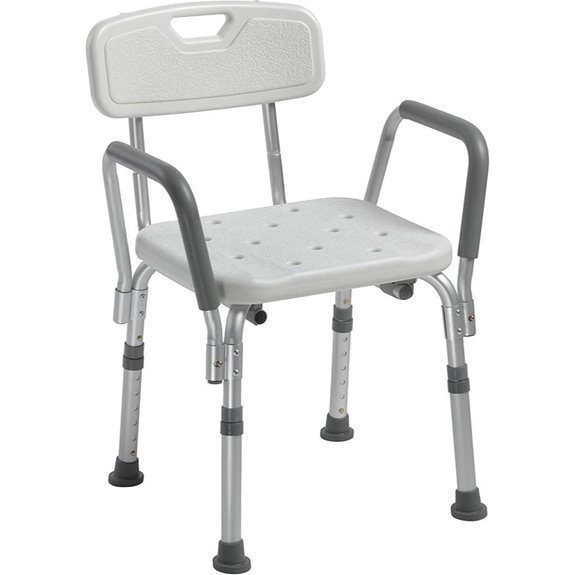 Drive Medical Shower Chair with Back and Arms
