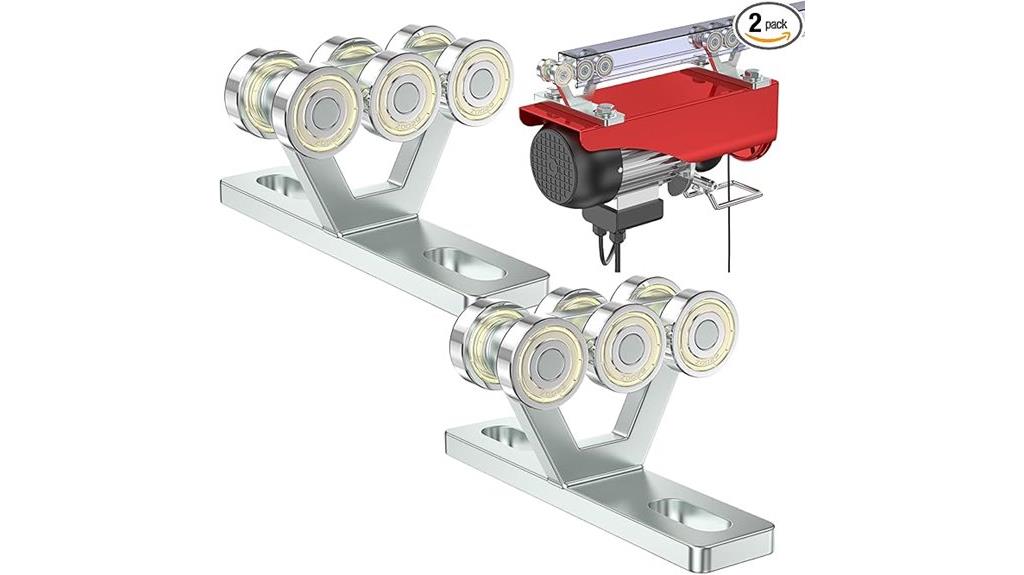 six wheel hoist trolley