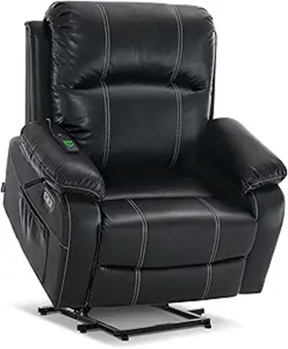 MCombo Small-Wide Recliner with Massage & Heat