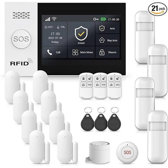 Home Security Alarm System with App Control