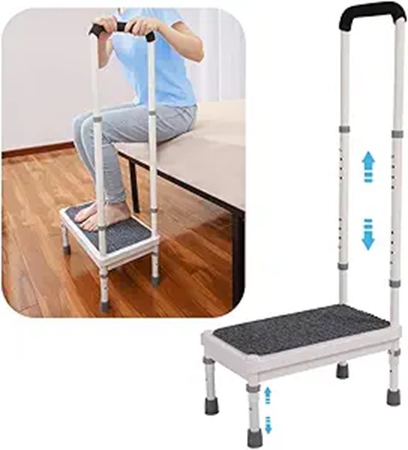 Heavy Duty Step Stool with Handle for Elderly