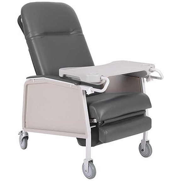 3-Position Bariatric Geri Chair with Meal Tray