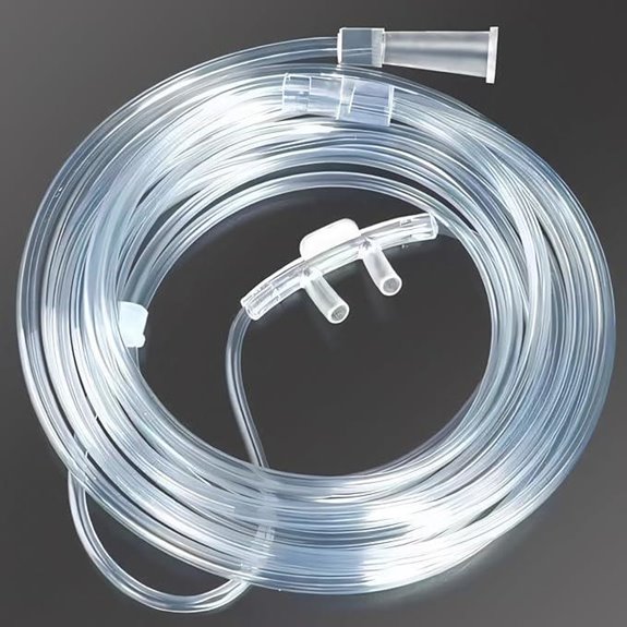 Nasal Cannula Oxygen Tubing 16ft Reusable Pack of 2