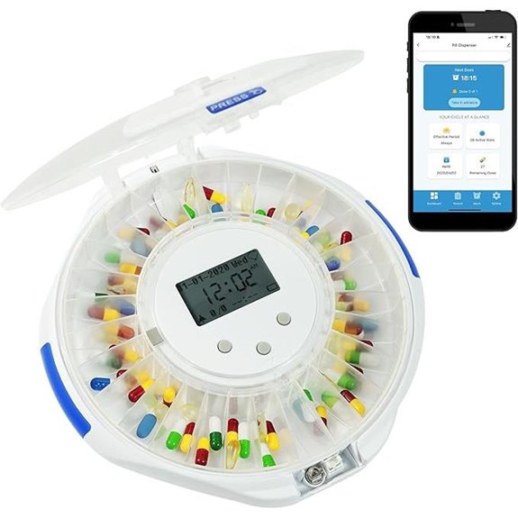 Smart Automatic Pill Dispenser with WiFi Monitoring