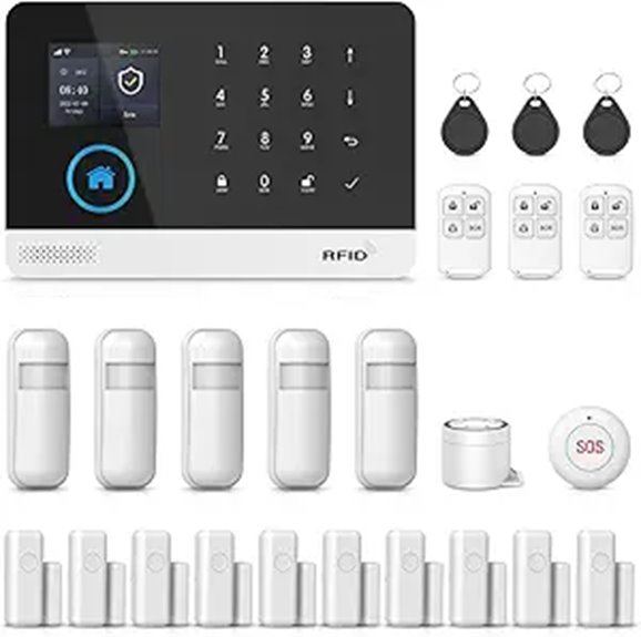 PGST WiFi Home Security Alarm System with App
