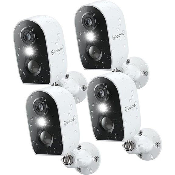 GALAYOU 2K WiFi Security Camera with Motion Siren