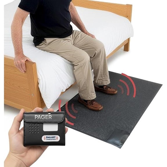 Smart Caregiver Floor Mat Alarm System with Wireless Pager
