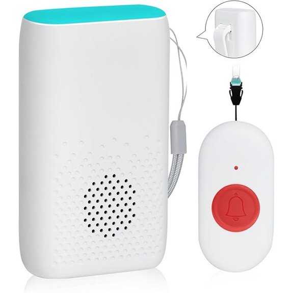 Wireless Caregiver Pager with Vibration and Melodies