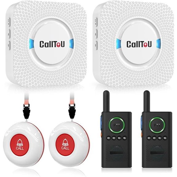 CallToU Wireless Caregiver Pager and Intercom System