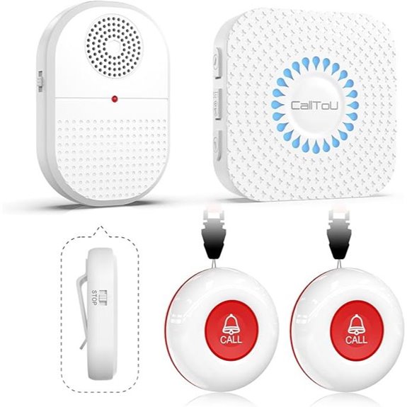CallToU Wireless Caregiver Pager with SOS Buttons