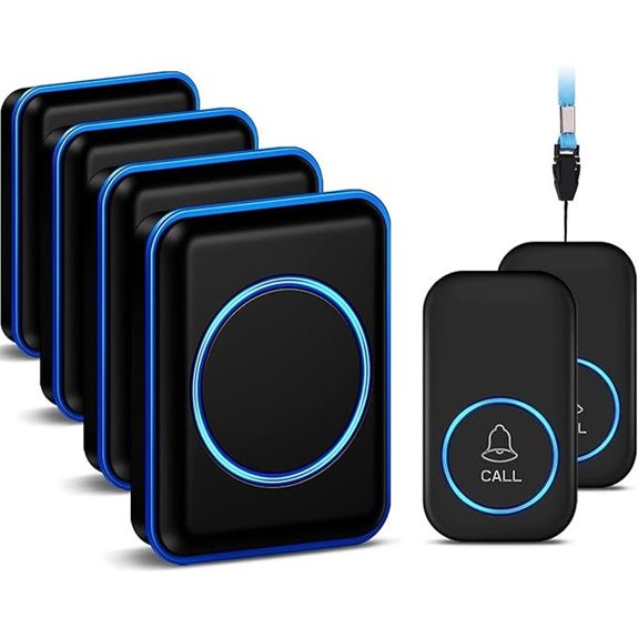 FullHouse Wireless Caregiver Pager with SOS Alert