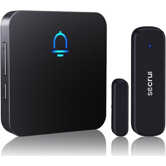 SECRUI Wireless Door Chime with Sensor and Adjustable Volume