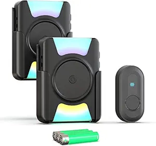 CallToU Wireless Doorbell System with Flashing Light