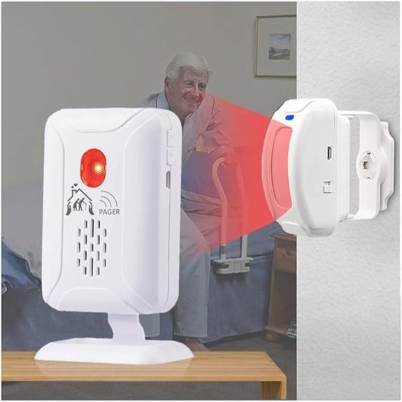 Wireless Bed Sensor Alarm with Fall Prevention