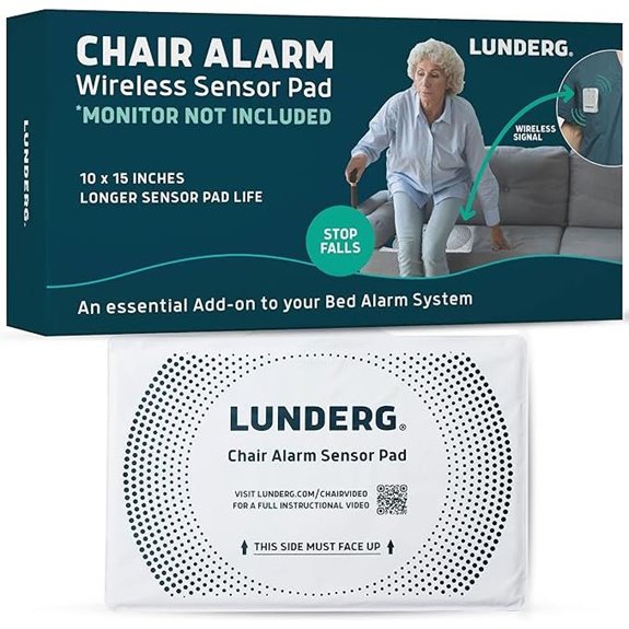 Lunderg Wireless Sensor Pad for Fall Prevention