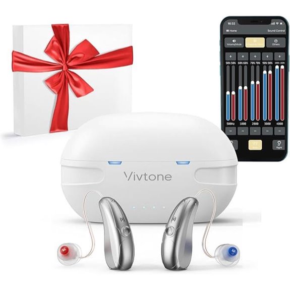 Bluetooth Hearing Aids with Phone & Music Streaming
