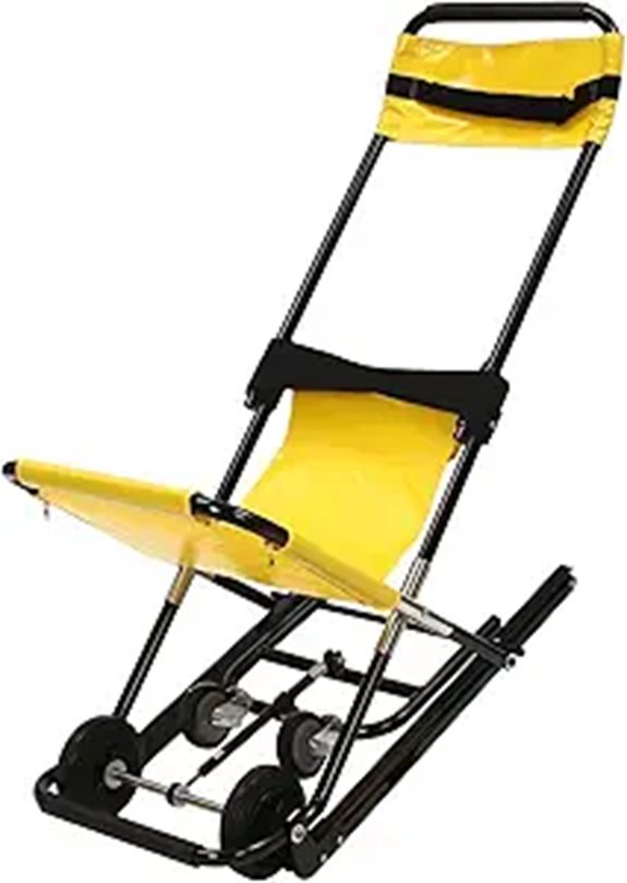 Multifunction Manual Transport Stair Chair (Yellow)