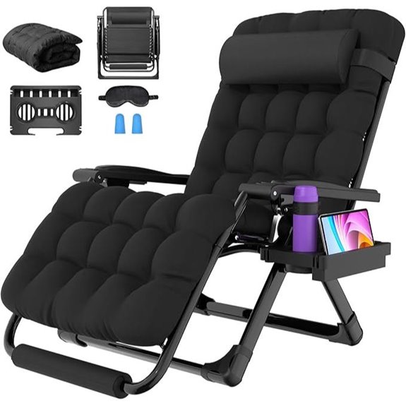 Suteck Zero Gravity Lounge Chair with Footrest
