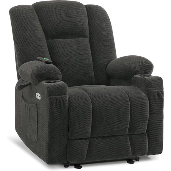 MCombo Zero Gravity Recliner with Heat Massage & USB