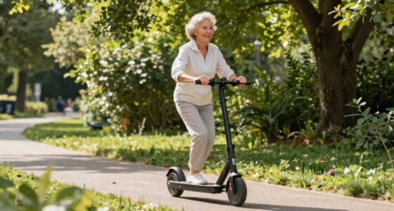comfortable senior scooter rides