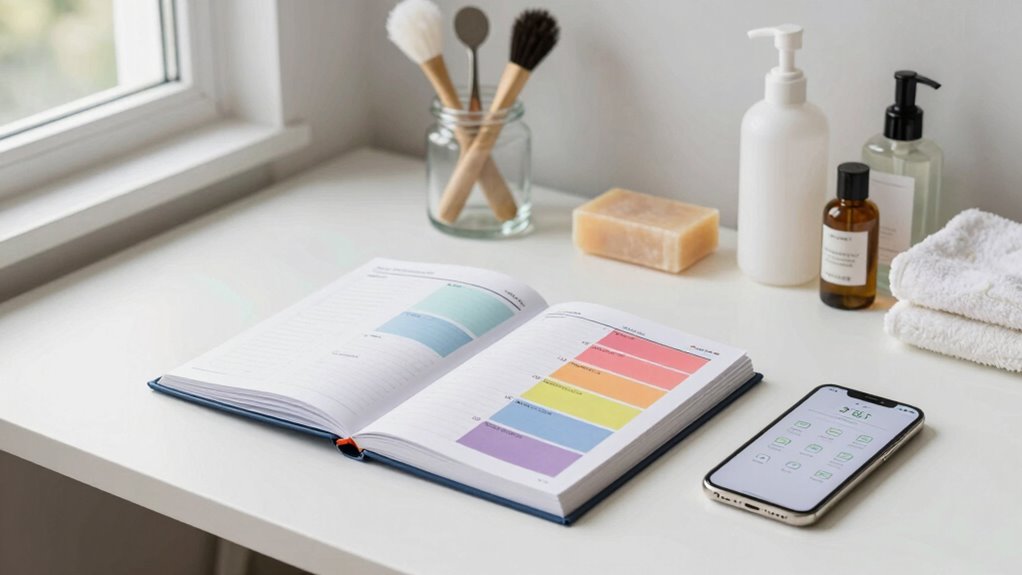 create consistent grooming schedule