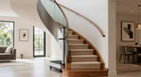 custom fit for curved stairs