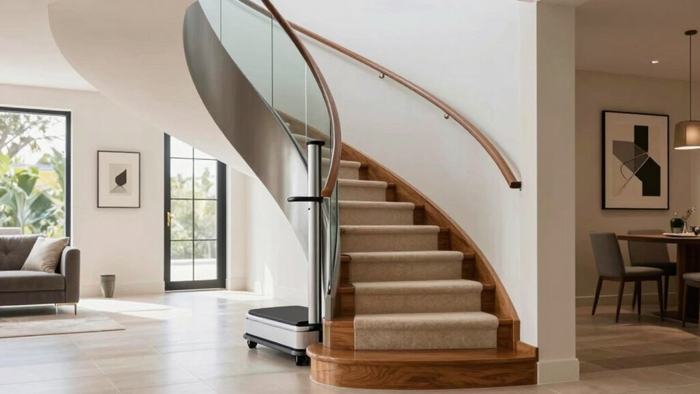 custom fit for curved stairs