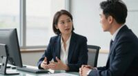 discussing caregiving professionally