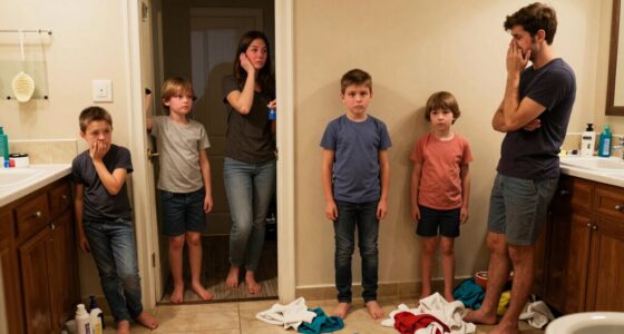 families delay bathroom use