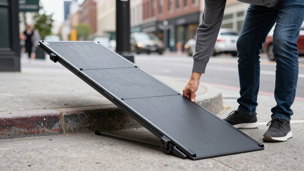 flexible portable wheelchair ramps
