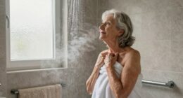 gentle comforting shower routine