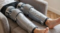 leg support enhances compression therapy