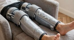 leg support enhances compression therapy