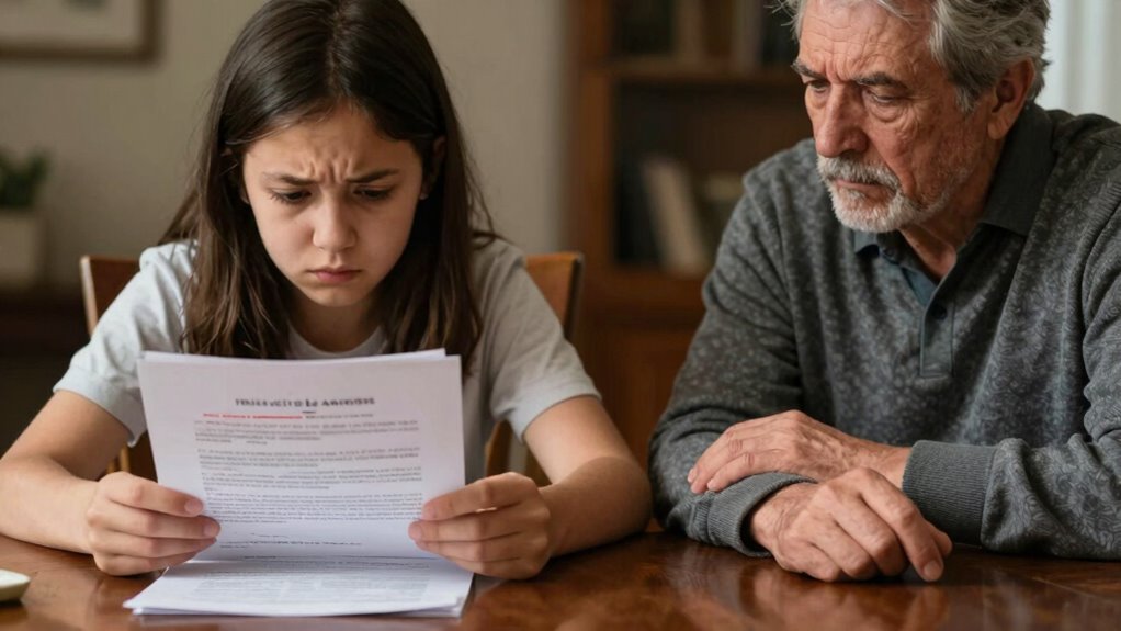 legal issues with parents