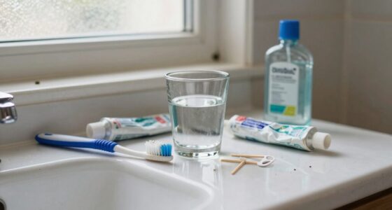 neglected oral hygiene routines