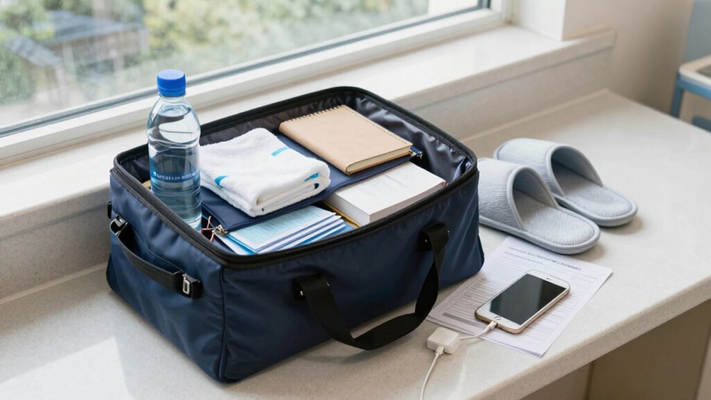 prepare organize arrive early