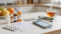 review parent s medication schedule