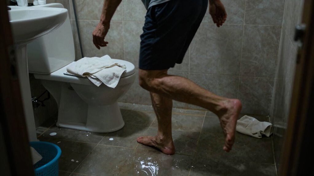 rushing increases fall risk