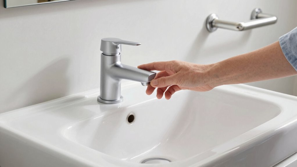 simple safe bathroom routines