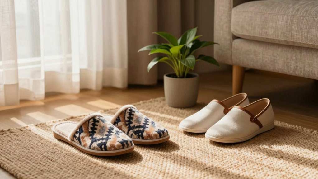 supportive breathable indoor footwear