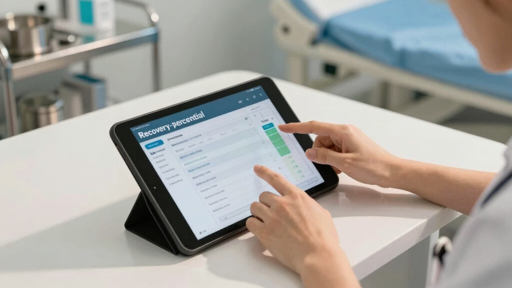 Recovery-percentile tracker for orthopedic surgery patients