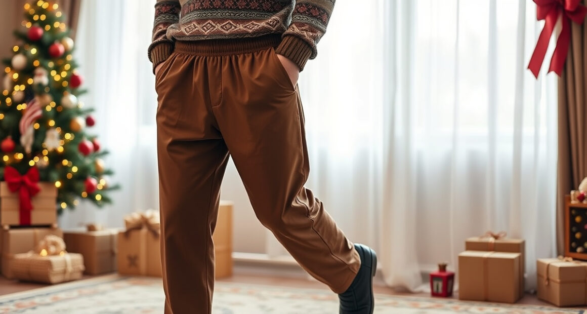LETAOTAO Men's Elastic Waist Pants: A Holiday Season Review